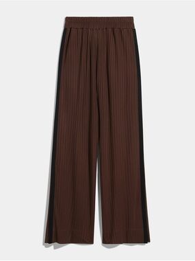 GSTQ Fadeaway Wide Leg Pants Brown Black High Rise Elastic Waist Plus Size 3X